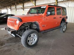 Jeep Vehiculos salvage en venta: 2018 Jeep Wrangler Unlimited Sport