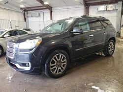 Salvage cars for sale at Franklin, WI auction: 2013 GMC Acadia Denali