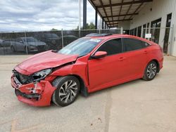 Honda salvage cars for sale: 2018 Honda Civic EX