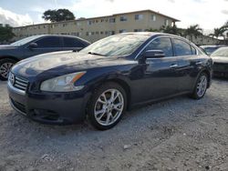 Nissan salvage cars for sale: 2014 Nissan Maxima S