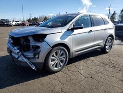 Salvage cars for sale at Denver, CO auction: 2023 Ford Edge Titanium