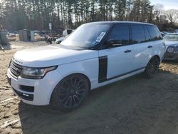 Land Rover salvage cars for sale: 2017 Land Rover Range Rover HSE