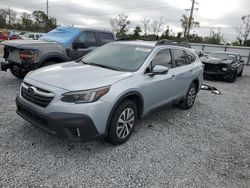 Salvage cars for sale at Riverview, FL auction: 2021 Subaru Outback Premium