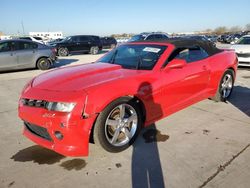 Buy Salvage Cars For Sale now at auction: 2015 Chevrolet Camaro LT