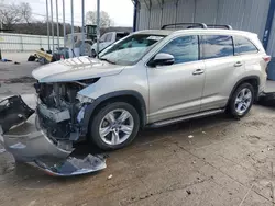 Salvage cars for sale at Lebanon, TN auction: 2016 Toyota Highlander Limited