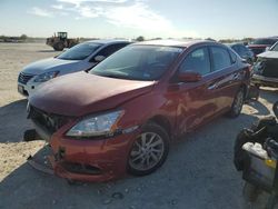 Salvage cars for sale at San Antonio, TX auction: 2015 Nissan Sentra S