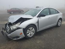 Salvage cars for sale at Fresno, CA auction: 2014 Chevrolet Cruze LS