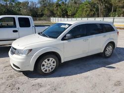 Salvage cars for sale from Copart Fort Pierce, FL: 2013 Dodge Journey SE