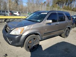 Salvage cars for sale at Waldorf, MD auction: 2006 Honda CR-V EX