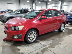 Chevrolet Sonic salvage cars for sale: 2012 Chevrolet Sonic LT