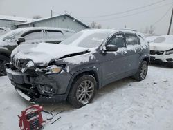 Salvage cars for sale at Pekin, IL auction: 2019 Jeep Cherokee Latitude Plus