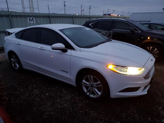 2018 Ford Fusion SE Hybrid