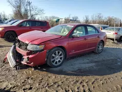 Salvage cars for sale at Baltimore, MD auction: 2009 Lincoln MKZ