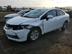 Salvage cars for sale at San Martin, CA auction: 2014 Honda Civic LX