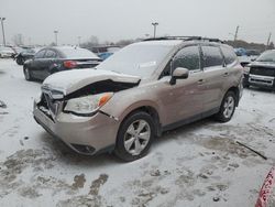 Vehiculos salvage en venta de Copart Indianapolis, IN: 2014 Subaru Forester 2.5I Touring