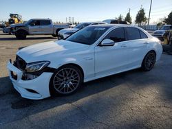 Salvage cars for sale from Copart Rancho Cucamonga, CA: 2017 Mercedes-Benz C 63 AMG