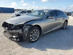 Salvage cars for sale at Arcadia, FL auction: 2018 Lexus LS 500 Base