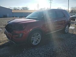 Salvage cars for sale at auction: 2016 Ford Explorer Limited