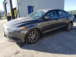 Salvage cars for sale at Duryea, PA auction: 2017 Ford Fusion SE