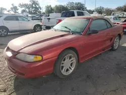 Salvage cars for sale at Riverview, FL auction: 1996 Ford Mustang GT