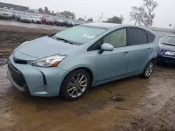 Salvage cars for sale at American Canyon, CA auction: 2016 Toyota Prius V