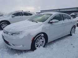 Salvage cars for sale at Wayland, MI auction: 2015 Chrysler 200 Limited