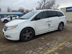 Salvage cars for sale at Wichita, KS auction: 2011 Honda Odyssey Touring