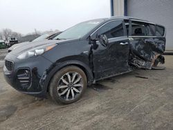 Salvage cars for sale at Duryea, PA auction: 2017 KIA Sportage EX