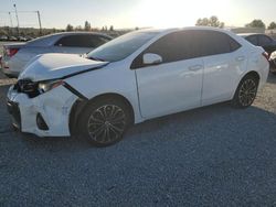 Salvage cars for sale at Mentone, CA auction: 2015 Toyota Corolla L