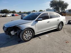 Salvage cars for sale at Orlando, FL auction: 2014 Volkswagen Passat S