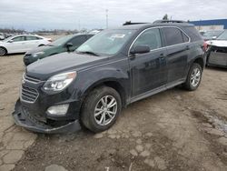 Salvage cars for sale from Copart Woodhaven, MI: 2016 Chevrolet Equinox LT