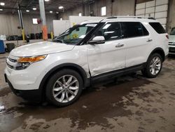 Salvage cars for sale at Blaine, MN auction: 2013 Ford Explorer Limited