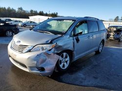 Salvage cars for sale at Windham, ME auction: 2015 Toyota Sienna LE