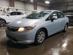 Honda Vehiculos salvage en venta: 2012 Honda Civic LX