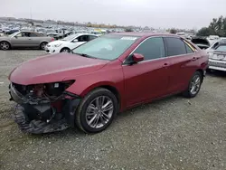 Salvage cars for sale at Antelope, CA auction: 2016 Toyota Camry LE