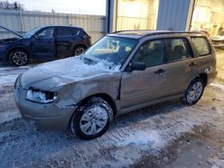 Subaru salvage cars for sale: 2008 Subaru Forester 2.5X