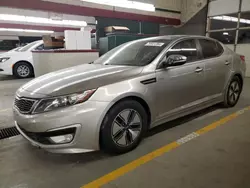 Salvage cars for sale at Dyer, IN auction: 2013 KIA Optima Hybrid