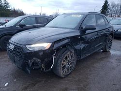 Salvage cars for sale at Bowmanville, ON auction: 2021 Audi Q5 Progressiv