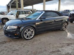 Salvage cars for sale at West Palm Beach, FL auction: 2009 Audi A4 2.0T Cabriolet Quattro