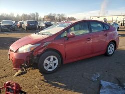 Salvage cars for sale from Copart New Britain, CT: 2011 Toyota Prius