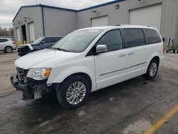 Salvage cars for sale at Rogersville, MO auction: 2016 Chrysler Town & Country Limited