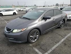 Salvage cars for sale at Van Nuys, CA auction: 2015 Honda Civic EX