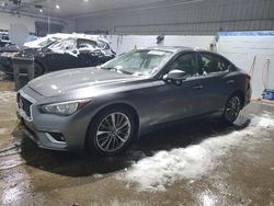 Salvage cars for sale at Candia, NH auction: 2020 Infiniti Q50 Pure