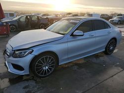 Salvage cars for sale at Grand Prairie, TX auction: 2015 Mercedes-Benz C 300 4matic