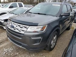 Salvage cars for sale at Lexington, KY auction: 2018 Ford Explorer XLT