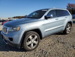 Salvage cars for sale at Memphis, TN auction: 2012 Jeep Grand Cherokee Overland