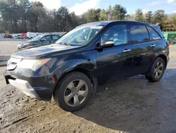 Acura salvage cars for sale: 2009 Acura MDX Sport