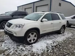 Salvage cars for sale at Wayland, MI auction: 2008 GMC Acadia SLT-2