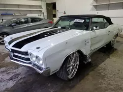 Salvage cars for sale at Chicago Heights, IL auction: 1970 Chevrolet Chevelle M