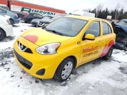 Salvage cars for sale at Montreal Est, QC auction: 2018 Nissan Micra